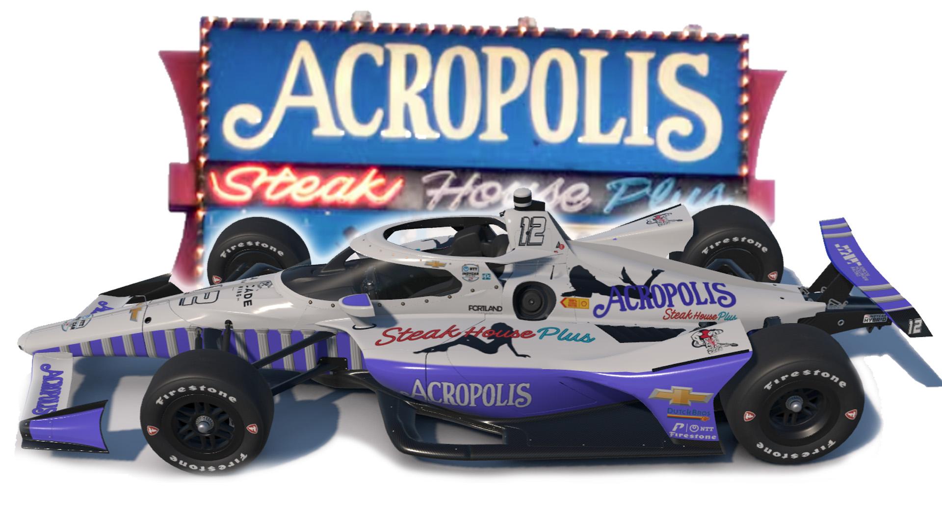 Acropolis Steak House - Portland Oregon - Gentalmens Club on the Dallara IR18