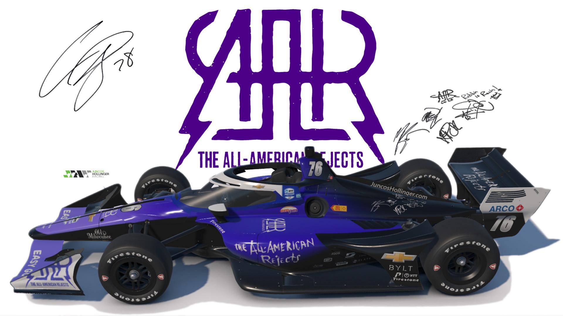 Conor Daly - All American Rejects - JHR- Nashville 2025 on the Dallara IR18