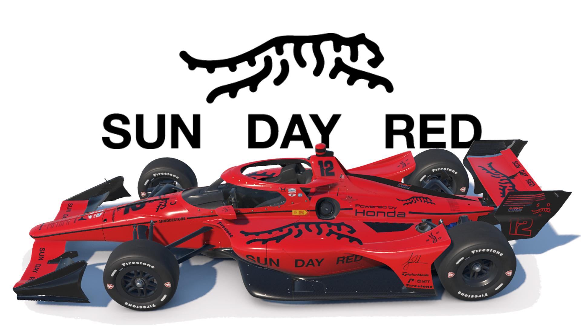 Sun Day Red - Indycar on the Dallara IR18
