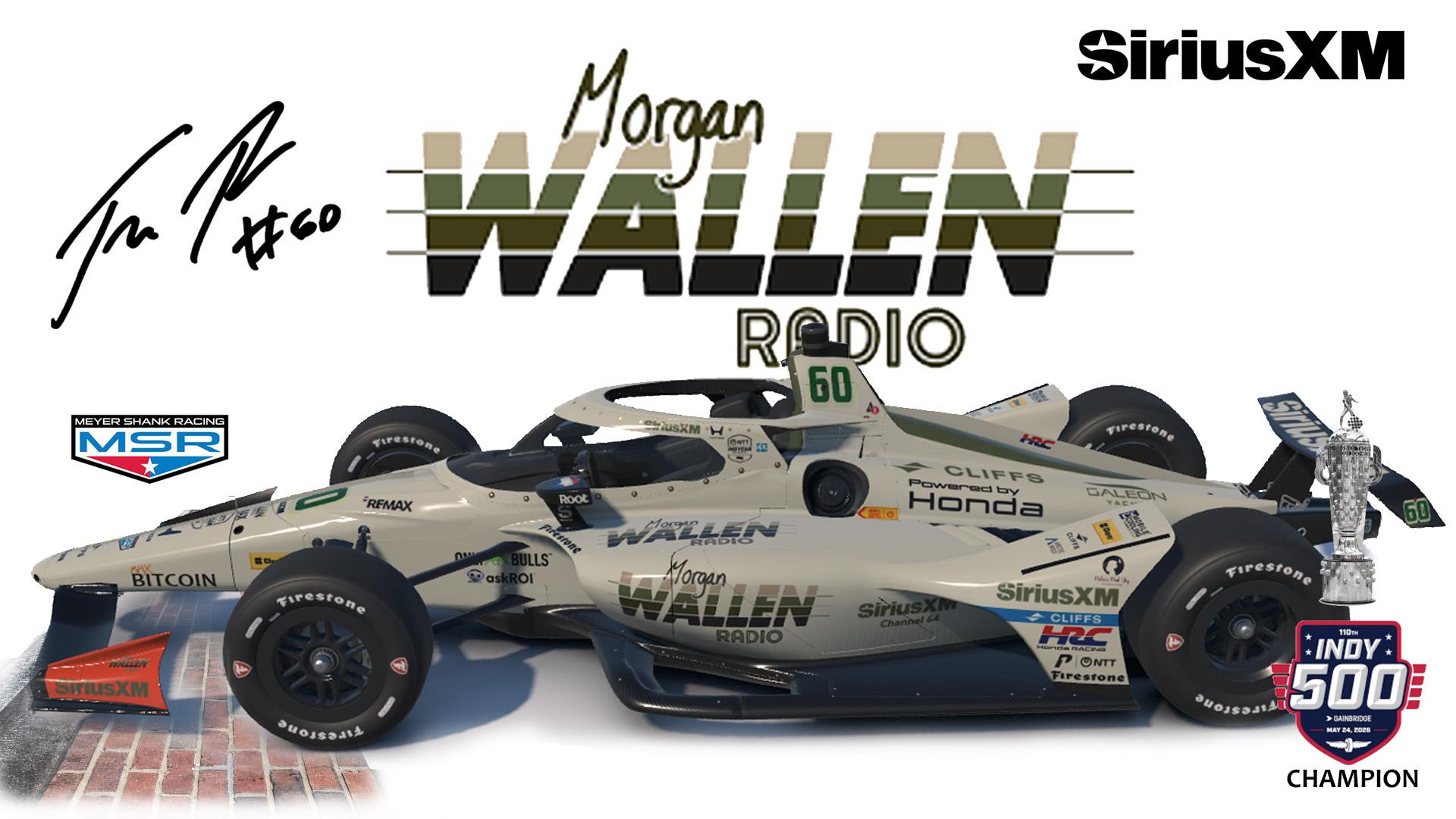 Morgan Wallen Radio - Felix Rosenqvist 110th Indy 500 Champion on the Dallara IR18