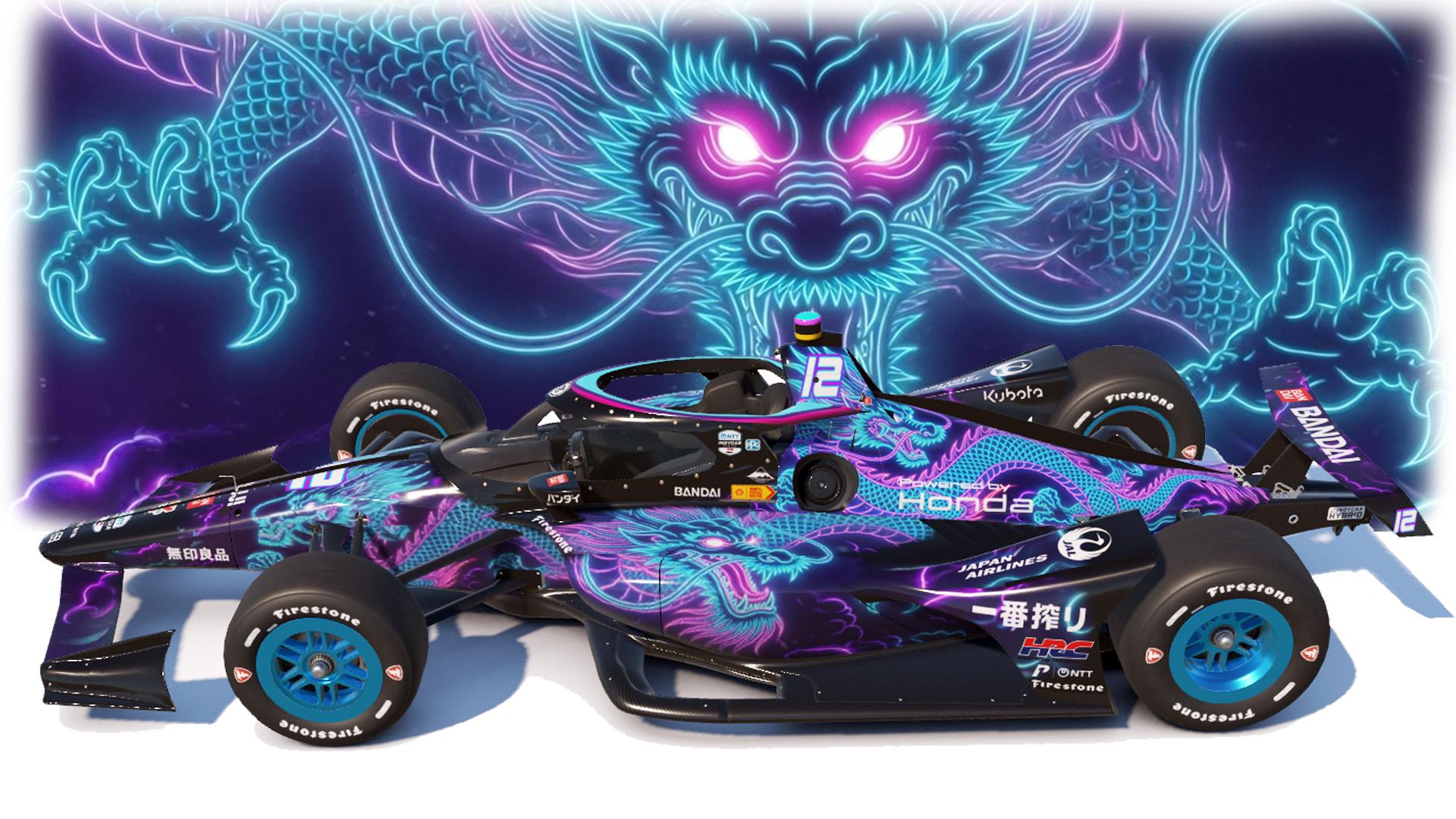 Dragon Indycar on the Dallara IR18