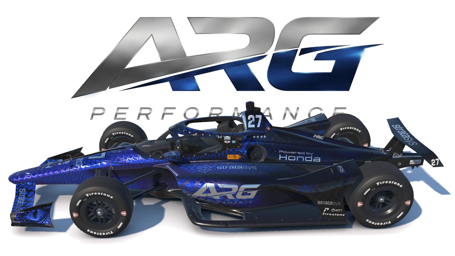 ARG Performance and Stratasys Indycar on the Dallara IR18