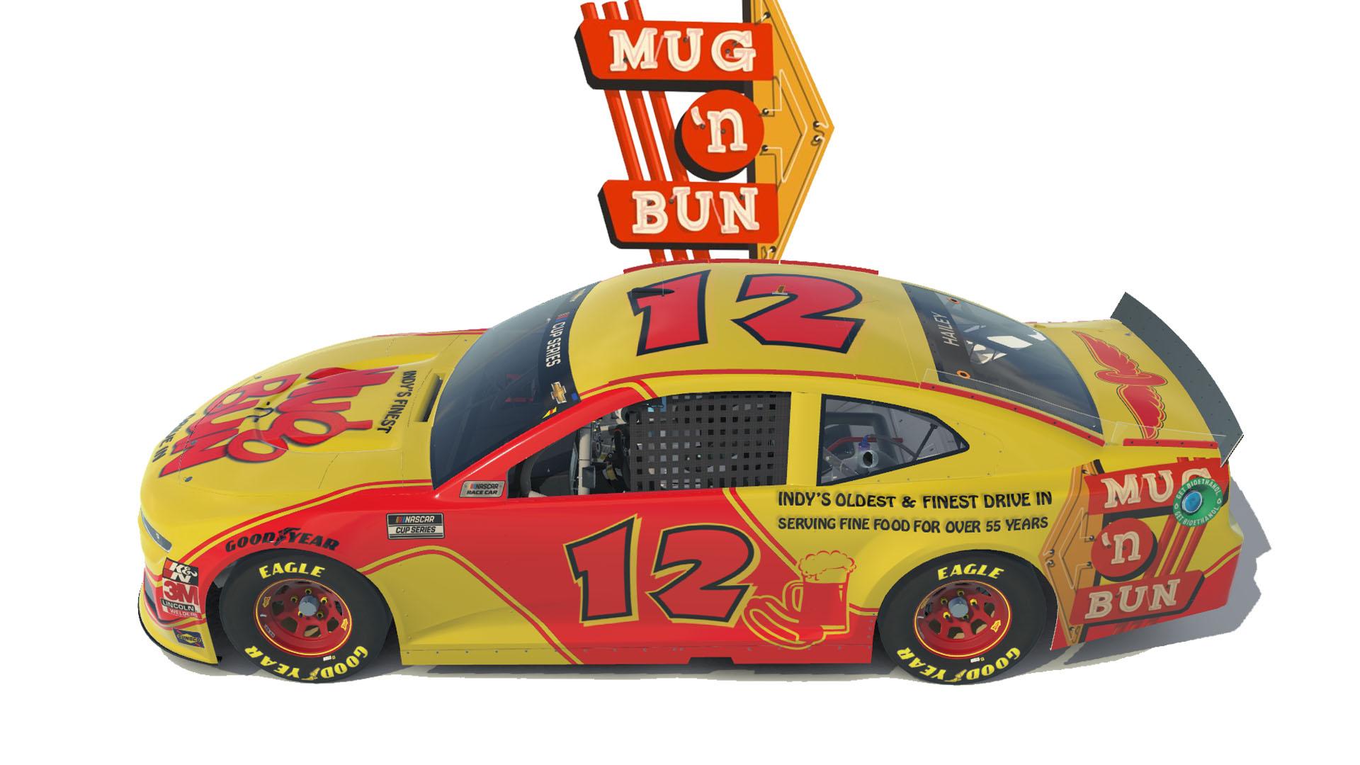 Mug N Bun Ver 1 No Number on the NASCAR Cup Series Chevrolet Camaro ZL1 [Gen 6]