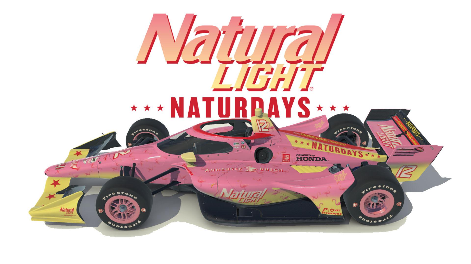 Natural Light Naturdays Honda Powered Indy Car on the Dallara IR18