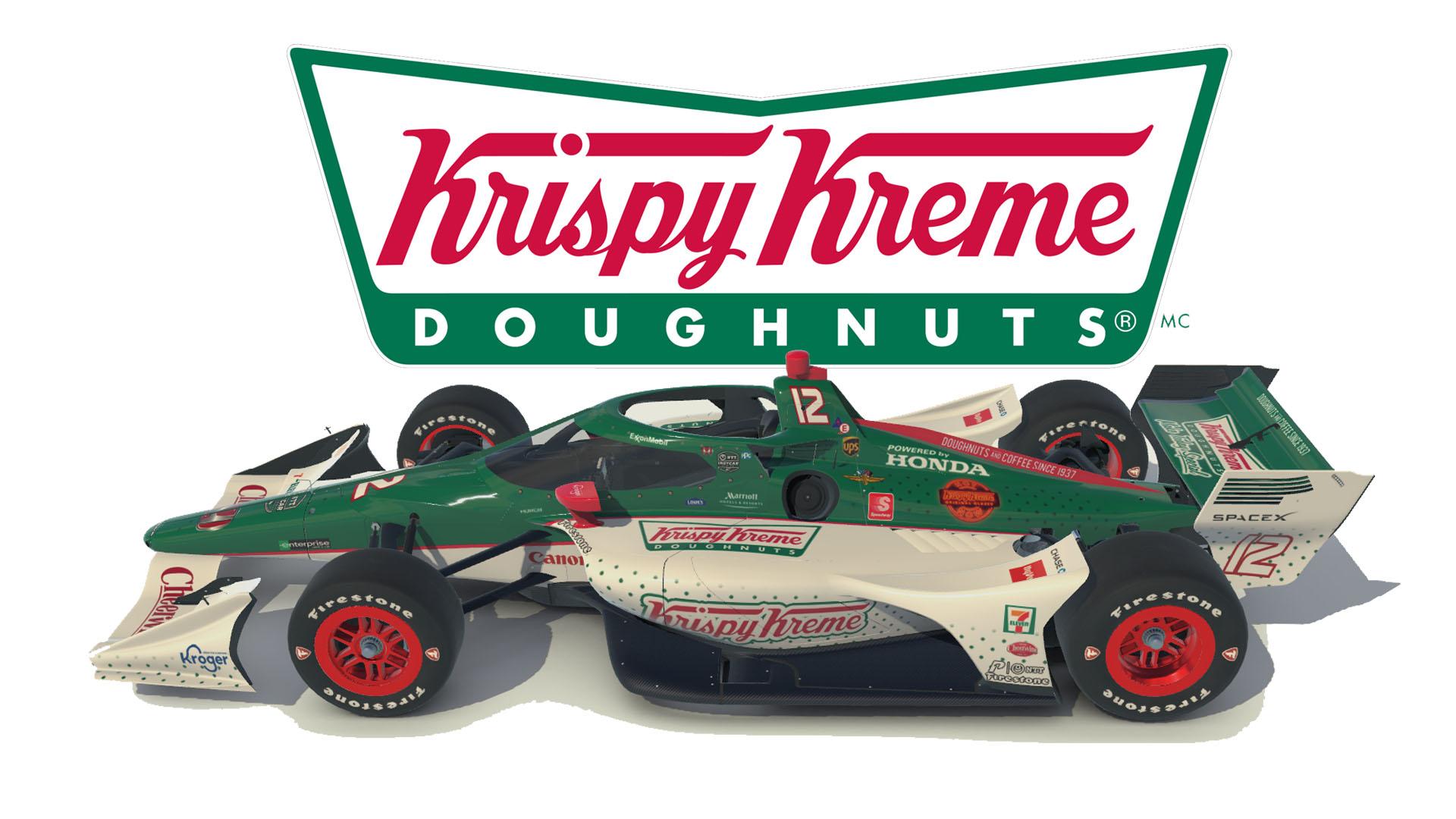 Krispy Kreme Honda Powered IndyCar - Fictional on the Dallara IR18