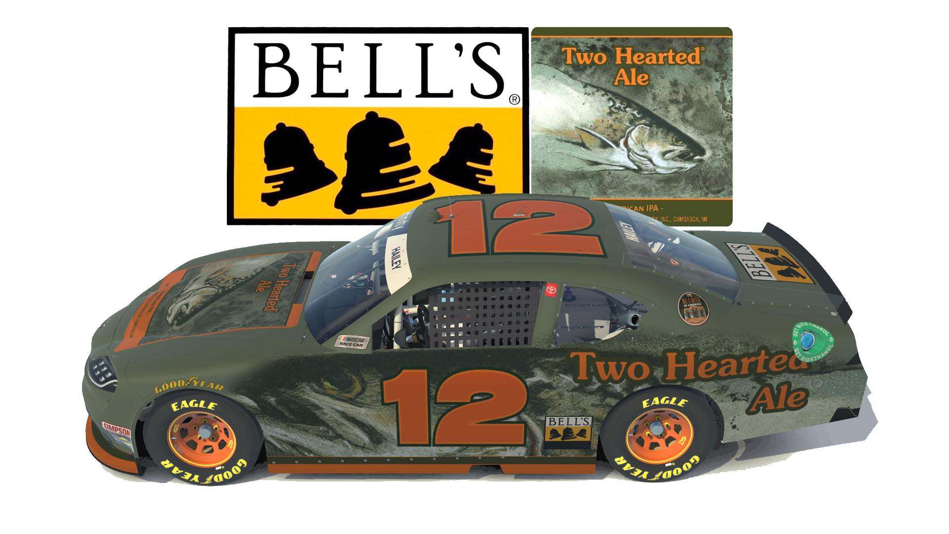 Bells Two Hearted Ale Xfinity Supra on the NASCAR O’Reilly Toyota Supra