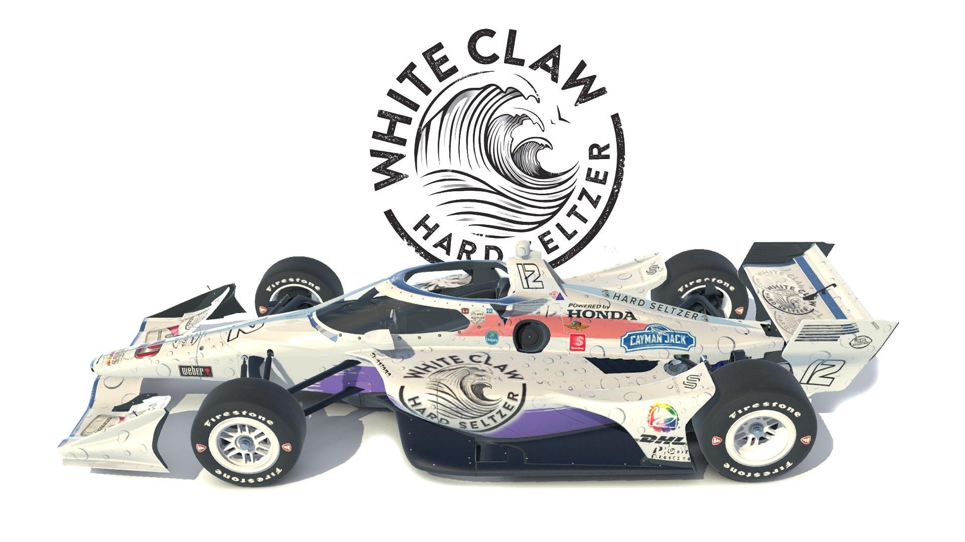 White Claw Fictional Indy Car on the Dallara IR18