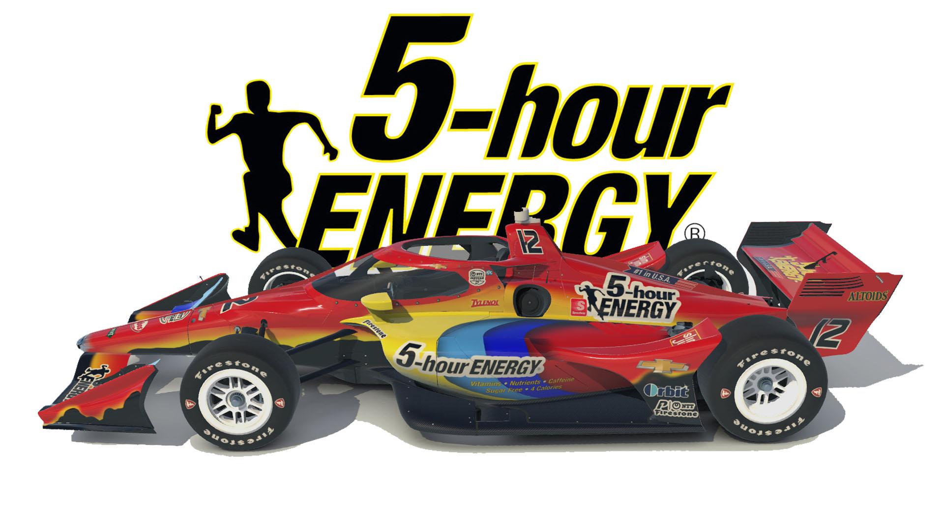 5HR Energy Fictional Indy Car on the Dallara IR18