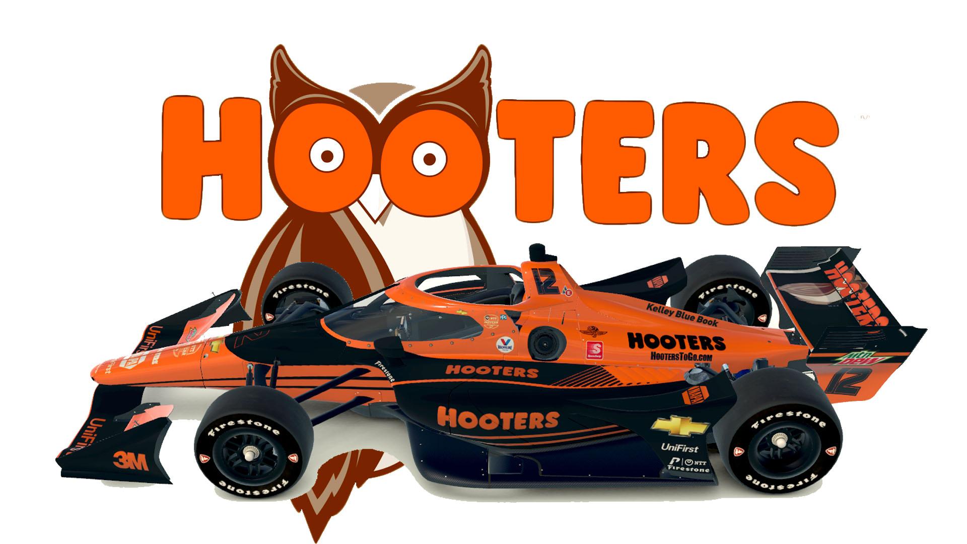 Hooters Chase Elliott Inspired Indy Car on the Dallara IR18