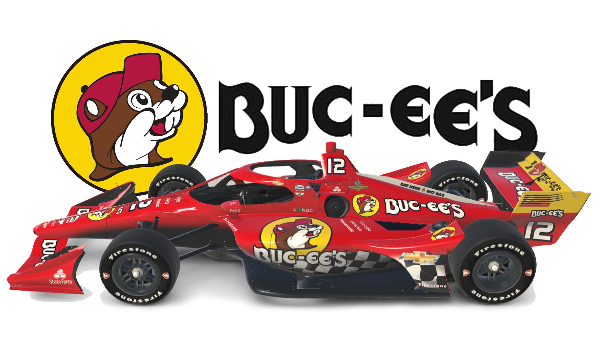 Buc-ees Indy Car on the Dallara IR18
