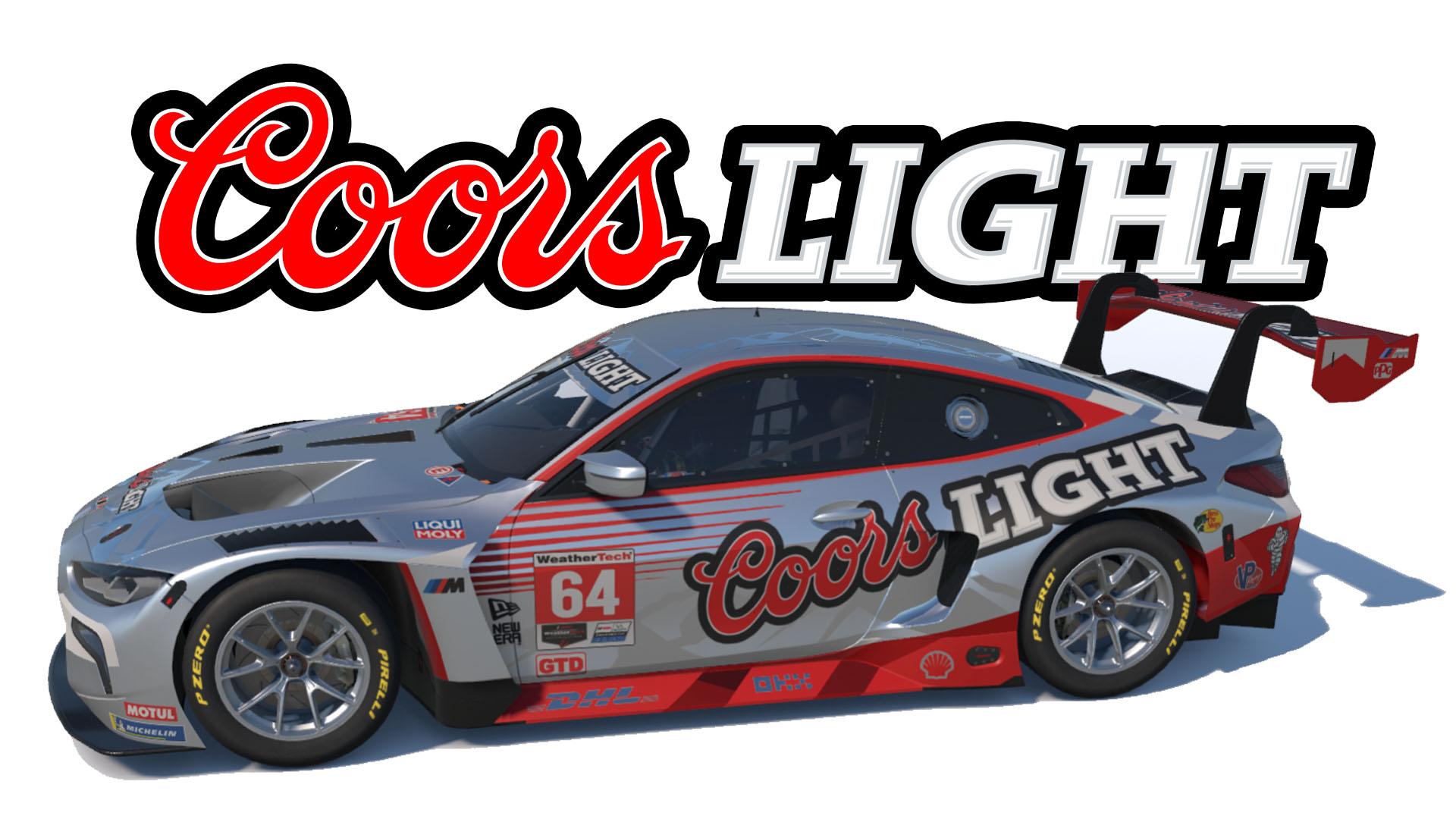 Coors Light BMW GT3 on the BMW M4 GT3 EVO